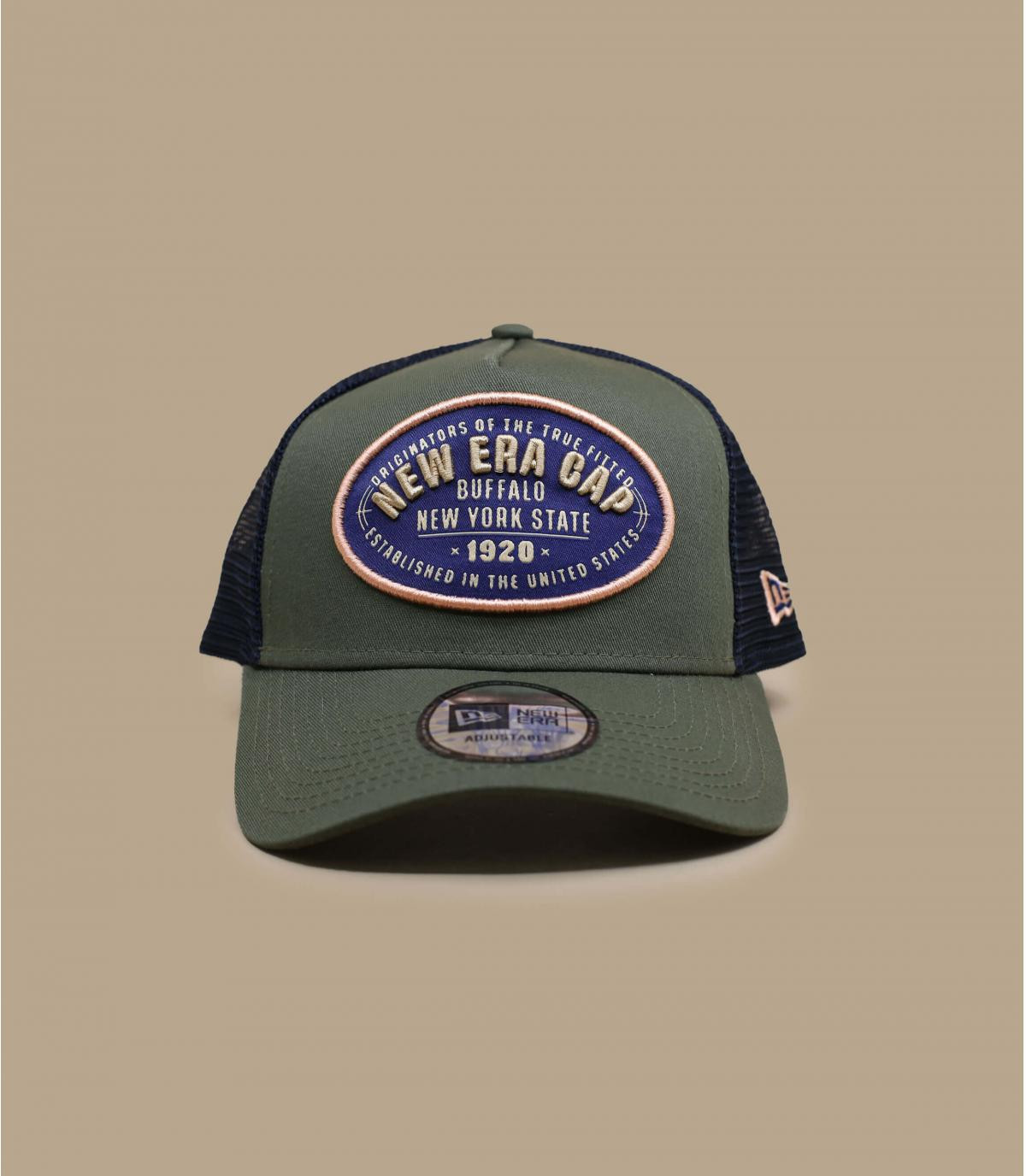 Trucker US Flag Pack olive New Era